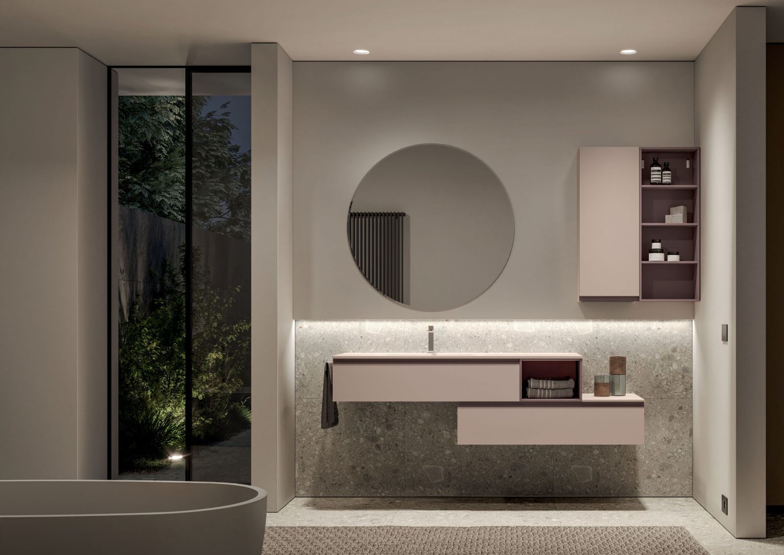 My time und Spazio Time: Neugestaltung für eine Badezimmer- und Waschkücheneinrichtung mit einem vielseitigen, modularen und personalisierbaren Design