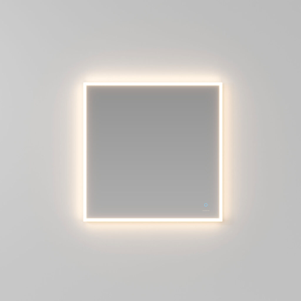 Quadratischer Spiegel Joule mit Beleuchtung  - Ideagroup