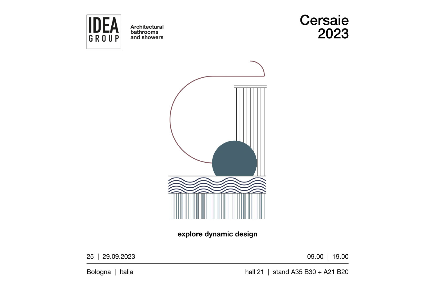 Explore dynamic design: Ideagroup auf der Cersaie 2023