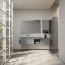 Rechteckiger Spiegel Frame mit Aluminiumrahmen  - Ideagroup
