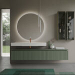 Runder Spiegel Lap hinterleuchtet  - Ideagroup