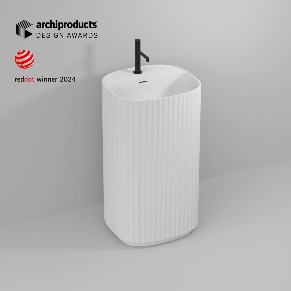 Standwaschbecken Giove02 aus Cristalplant  - Ideagroup