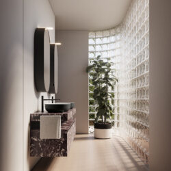 Aufsatzwaschbecken Laguna06 aus Cristalplant  - Ideagroup