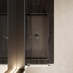 Aufsatzwaschbecken Light aus Glas  - Ideagroup