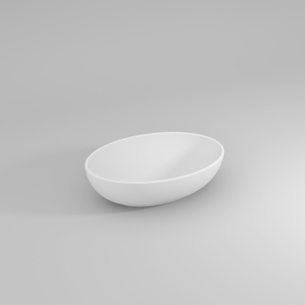 Aufsatzwaschbecken Mini-Softly aus Keramik  - Ideagroup