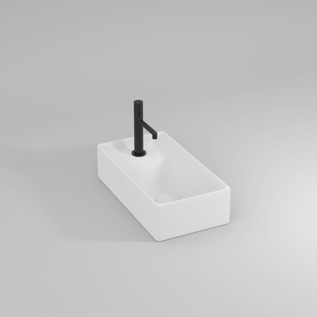 Aufsatzwaschbecken Touch, an 4 Seiten fertigbearbeitet, aus Keramik  - Ideagroup