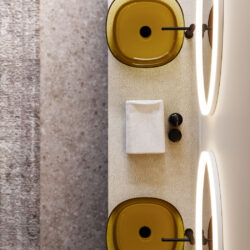 Quadratisches Waschbecken Habe aus Khromalite  - Ideagroup