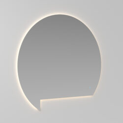 Dekorativer, hinterleuchteter Spiegel Lunetta   - Ideagroup