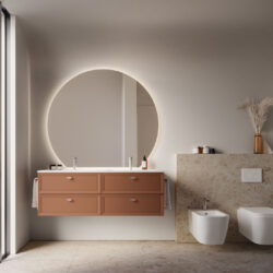 Dekorativer, hinterleuchteter Spiegel Platea  - Ideagroup