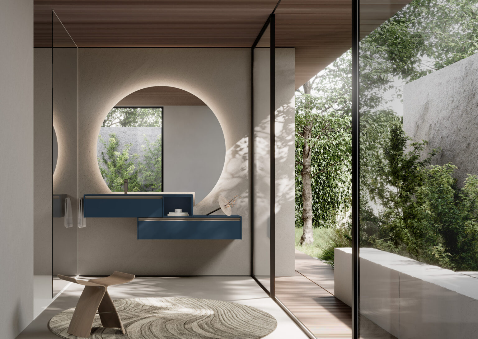 Sechs neue Ausführungen, um das Bad mit Farben und Materialien stilvoll zu gestalten